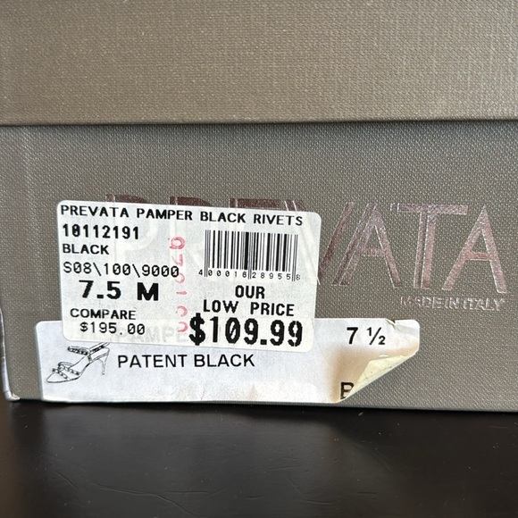 Womens Prevata Pamper. 3 inch heel. Never worn. Size 7.5 M. Made in Italy! - Picture 11 of 11